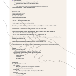 A Banishing Spell for Diet Culture | Root & Word Ritual Writing